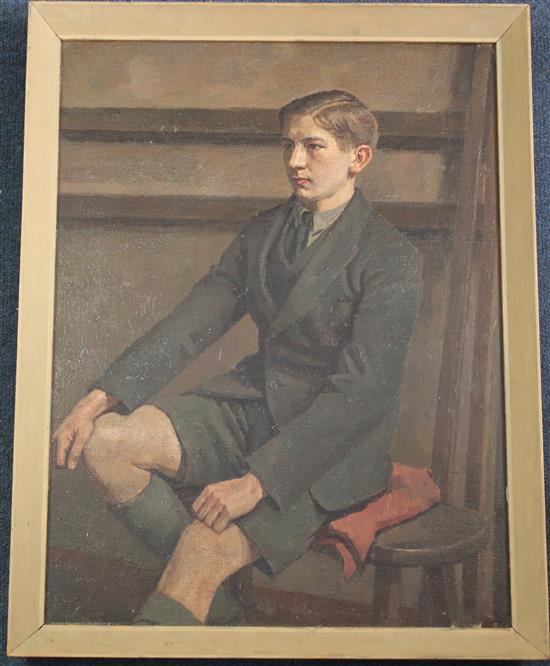 Percy Horton (1897-1970) The Schoolboy c.1924, 17 x 13in. Provenance: Bonhams, Knightbridge 3/2/2010 - Lot 68